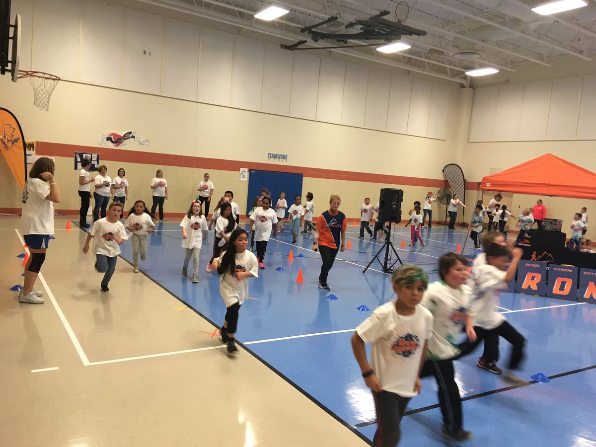 Apex Fun Run! Wow,the kids ran hard!