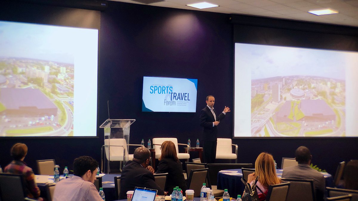 USTravel's tweet photo. “Any city of any size can participate in eSports. Its entirely accessible to everyone.” - Lee Igel #SportsTravelForum https://t.co/3JhcsdUz9o