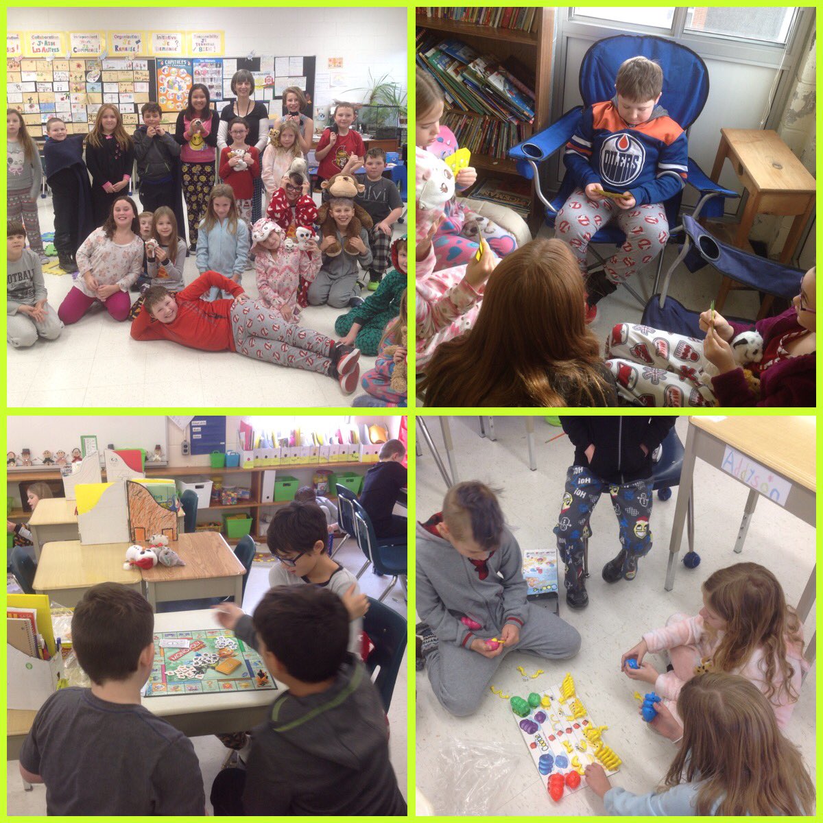 Continuing Numeracy Week with Pyjama and Board Game Day! #supercomfy @FESFalcons_LDSB