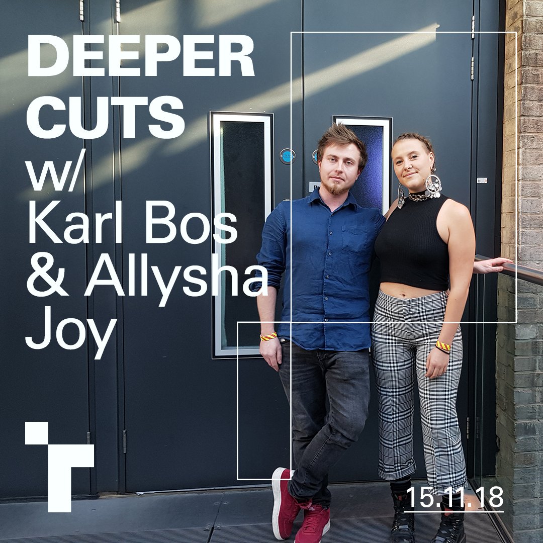transmission_rh's tweet photo. 21:00 - 22:00

@KarlBosMusic is surprising us tonight with a special episode of #DeeperCuts with the amazing #AllyshaJoy. 

Lock in at 9PM https://t.co/eVc6Abx9C4