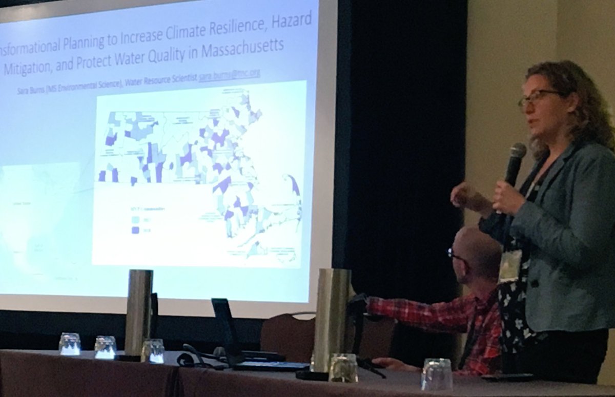chmcguire's tweet photo. @Nature_NE Sara Burns highlights #Massachusetts #MVP resilience program to global conservation science audience #TNCscience https://t.co/OGcLRJU1lX
