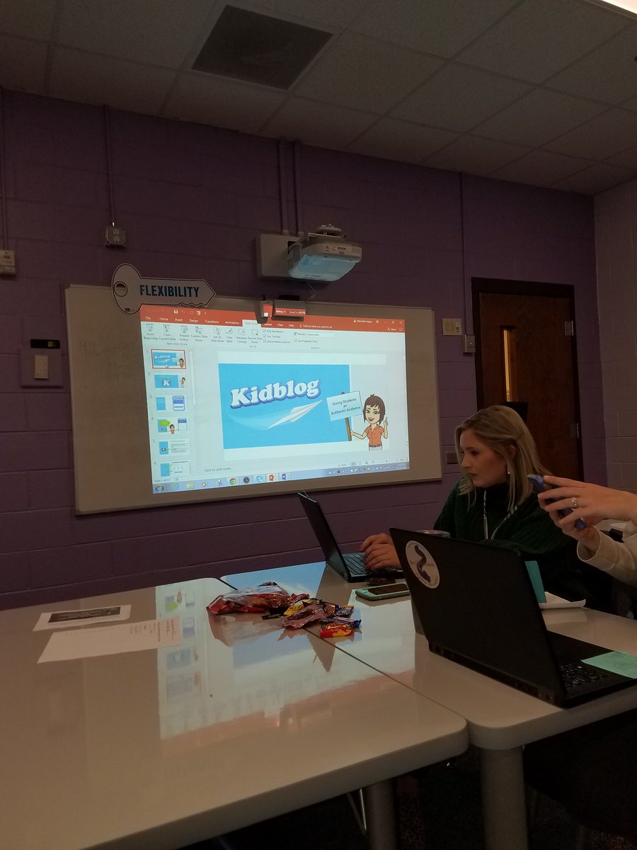 Mrs_Dyar's tweet photo. Excited to start using Kid Blog in class! Thanks @KSUHague ! #BESTools @BarnwellPD https://t.co/KEJDwHQZwS