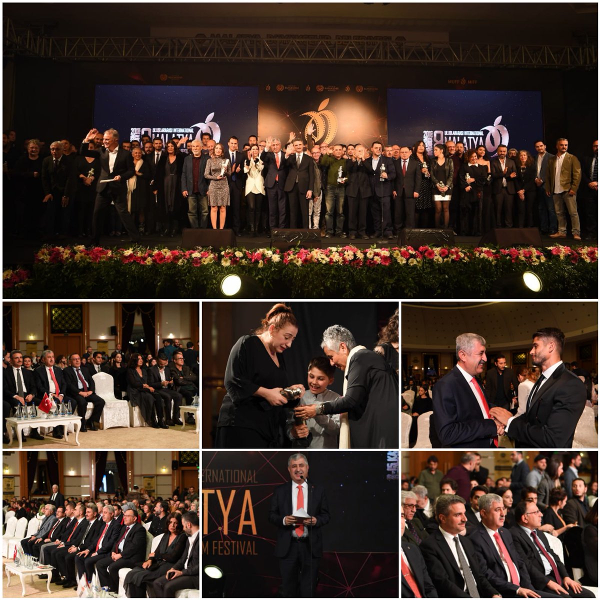 MalatyaBelTr's tweet photo. 8. Malatya Uluslararası Film Festivali Ödül Töreni ve Kapanış Programından görüntüler. 📸📸 #MalatyaFilmFest #MUFF2018 @haciugurpolat https://t.co/CHstHm248U