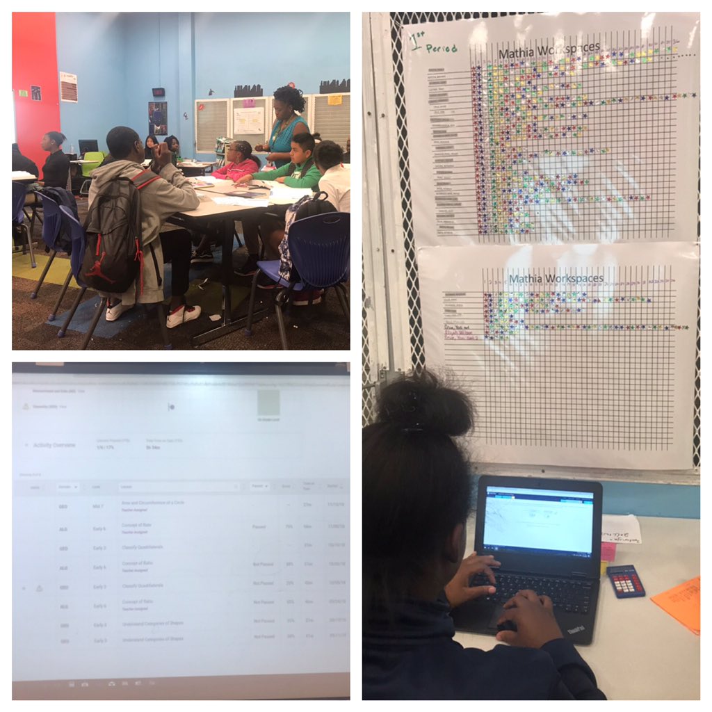 j_guilamo's tweet photo. @David_K_Moore @MDCPS @MDCPSDAS Student collaboration, discourse, and Mathia interventions in iPrep at Homestead MS.  Working with the intensive math teacher showing how to group students based on iReady data. https://t.co/NNyGpUEzXk