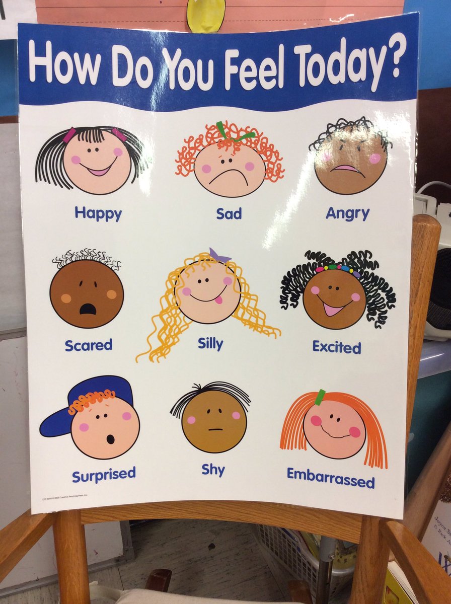 We feel excited and happy because we like school in PreK 119. #76learns