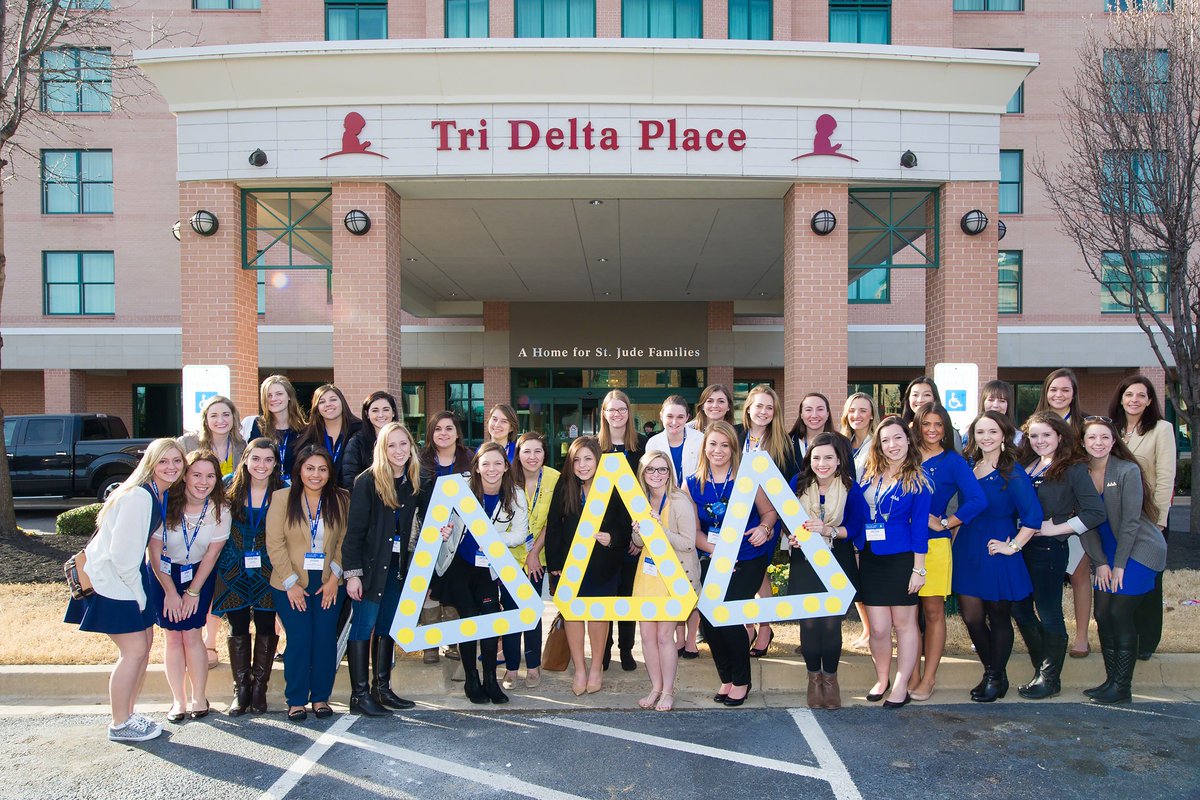 TempleTriDelta's tweet image. Did you know Tri Delta formed a national philanthropic partnership with St. Jude Children's Research Hospital in 1999? This partnership has allowed members to support @StJude's mission of finding cures and saving children's lives! #TriDelta4StJude