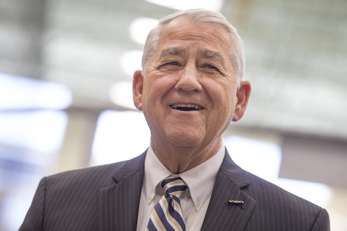 WingateUniv's tweet image. Join us in congratulating President Emeritus Jerry McGee who will be presented with the Union County Chamber of Commerce 2018 Lifetime Achievement Award for his contributions to the University, the county and the region. 

#Leadership #LifetimeAchievement #FaithKnowledgeService