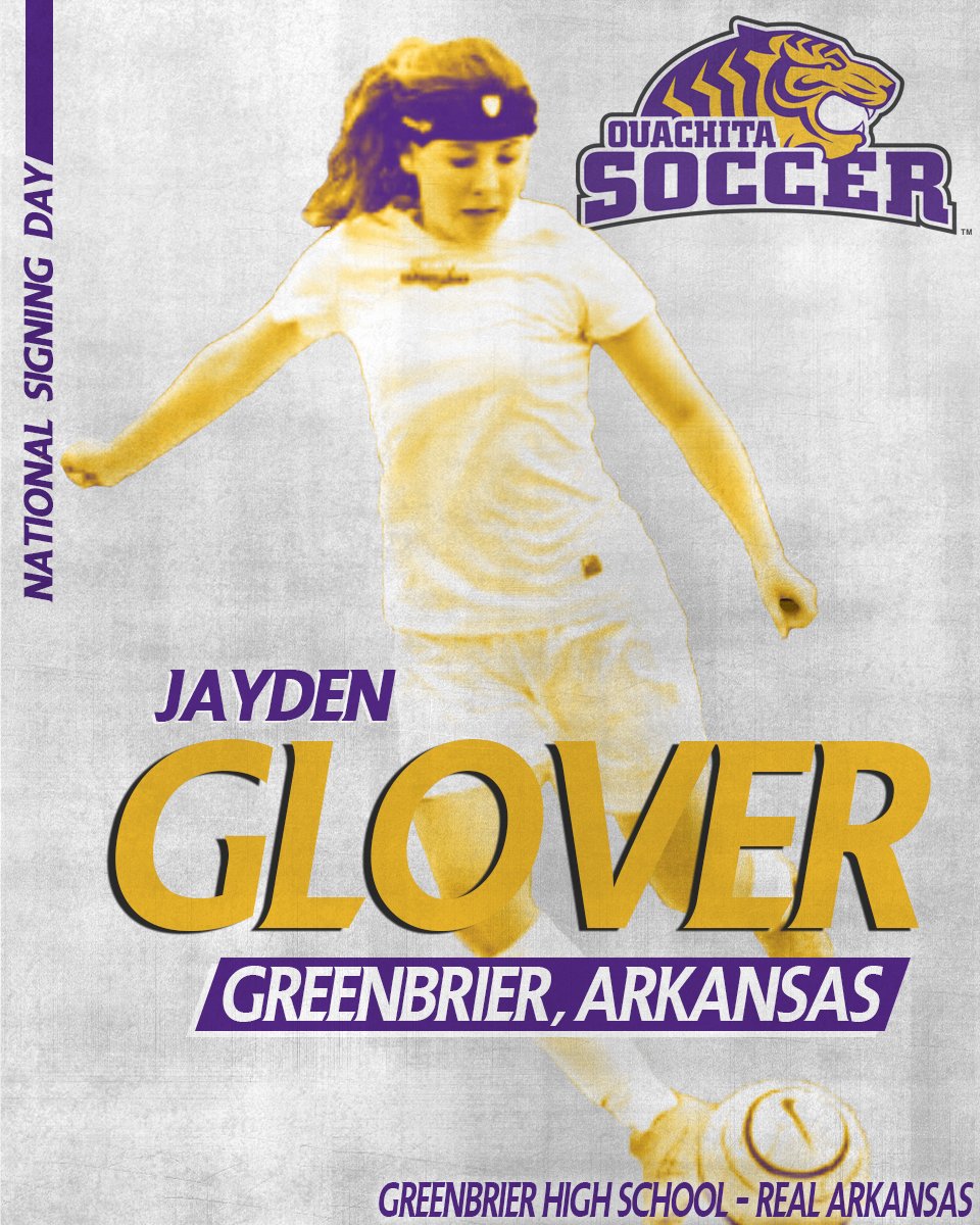 OuachitaSoccer's tweet photo. Help us welcome Jayden Glover @jayglover12 to the Ouachita Soccer Family! #GOOUACHITA #NSD18 https://t.co/yTm1LpAGJP