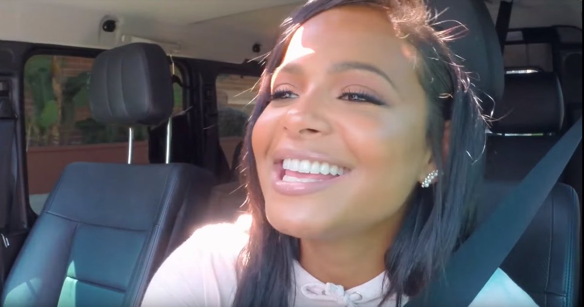 wearerumbleyard's tweet photo. You won't be able to stop smiling at @ChristinaMilian singing @zaynmalik's "Pillow Talk" on Car Star! https://t.co/rXavkhIfJa https://t.co/oywwomKNKX
