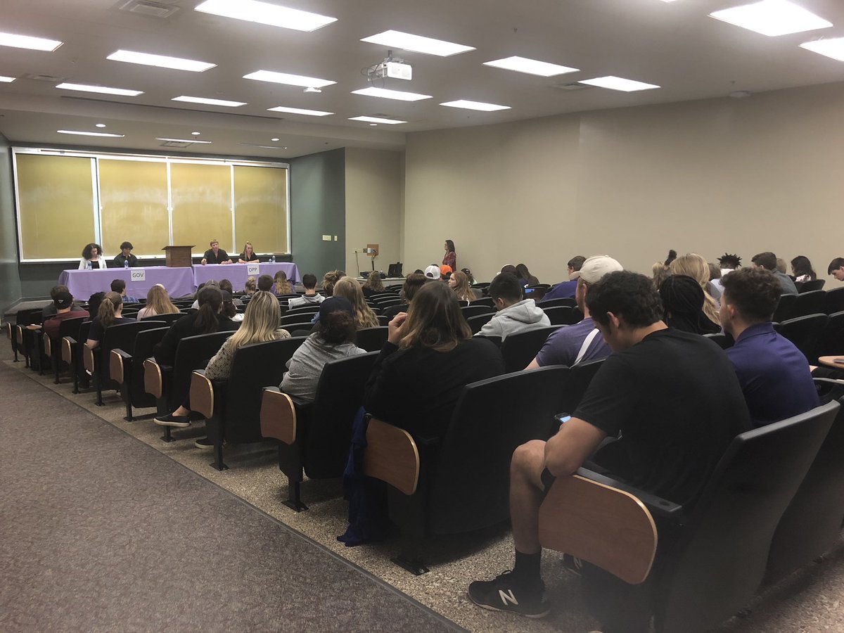 drjtedwards's tweet photo. The Texan Debate is LIT (no pun intended). The topic is engaging and this is definitely a HIGH impact educational practice for our students. #Tarleton #TexanDebate #StudentEngagement #teaching @LEAPTexas https://t.co/iDxmCgx5pT