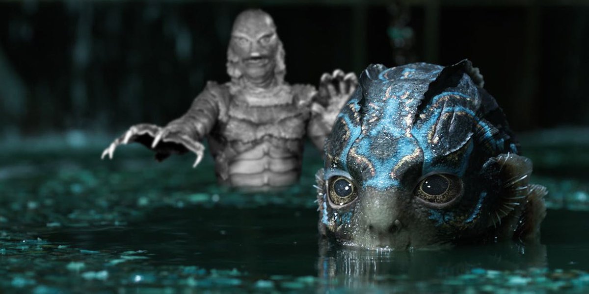 actordougjones's tweet photo. DREAM COME TRUE to meet my inspiration, Ricou Browning (Creature From The Black Lagoon) last weekend at @grcomiccon !
- His fishman and mine, 1954 &amp; 2017.
- Side-by-side at our panel.
- Me remembering his legacy in the water.
- We exchanged signed 8x10's, and here's what I got!! https://t.co/f2dQ8xmoer