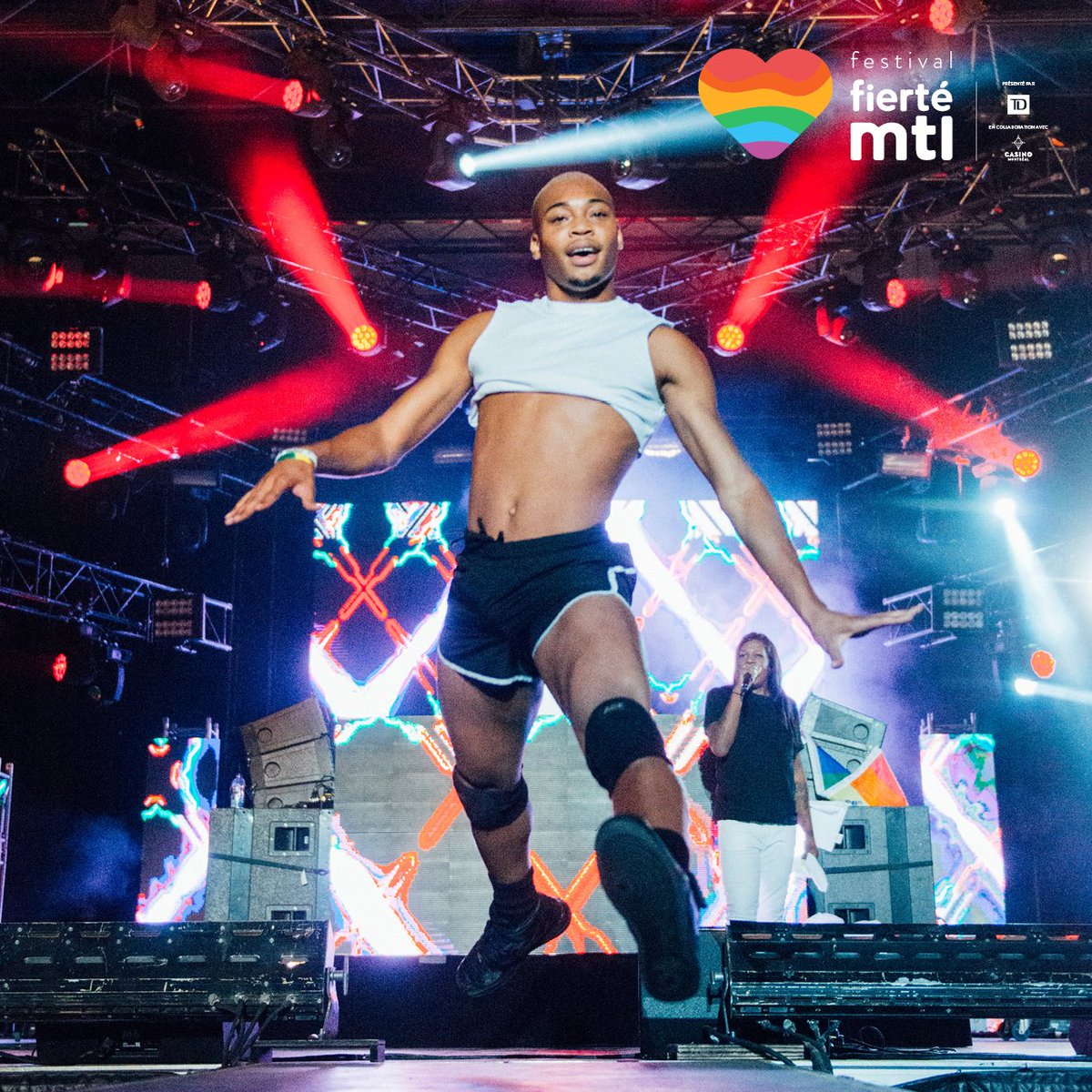 FierteMTLPride's tweet photo. Souvenir du 15 août 2018 - Un danseur du spectacle de @bigfreedia ! 😀
Souvenir from August 15, 2018 Dancer during Big Freedia's performance! ❤
#fierteMTL #prideMTL #mtl #montreal #twitter #lgbtq #festival #love #picoftheday #mtlmoments #mtlfest #canada https://t.co/4VRuY9OM1K