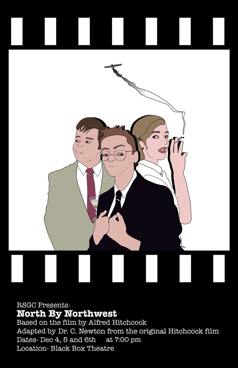 leannemladen's tweet photo. Fantastic Poster Design for North by Northwest! Looks great Nick! Thanks! #rsgc @rsgc @rsgoleary #drama #art #dramaMatters #artsed 
SAVE THE DATE!! https://t.co/kN1dEAu7PQ