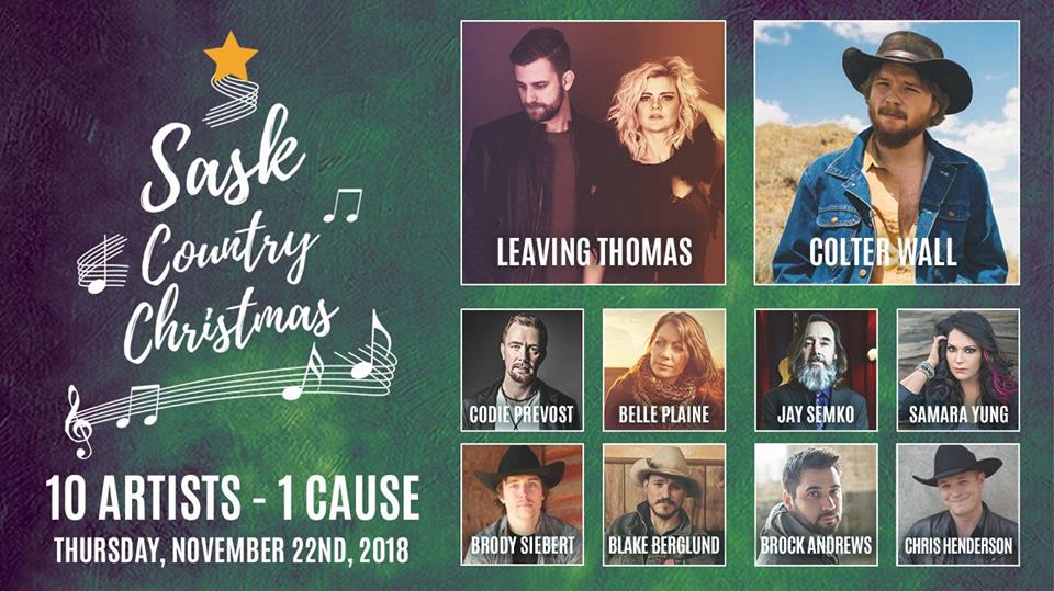 codieprevost's tweet photo. #RETWEET 2 WIN : #SASKCountryChristmasConcert TICKET GIVEAWAY! #Retweet the #SaskCountryChristmas poster for a chance to win 2 tickets to the #SaskCountryChristmas Show at #TCUPLACE in #SASKATOON on November 22, 2018. Winner will be chosen Monday November 19th. @Saskatchewan https://t.co/ThHV0AJ6JL
