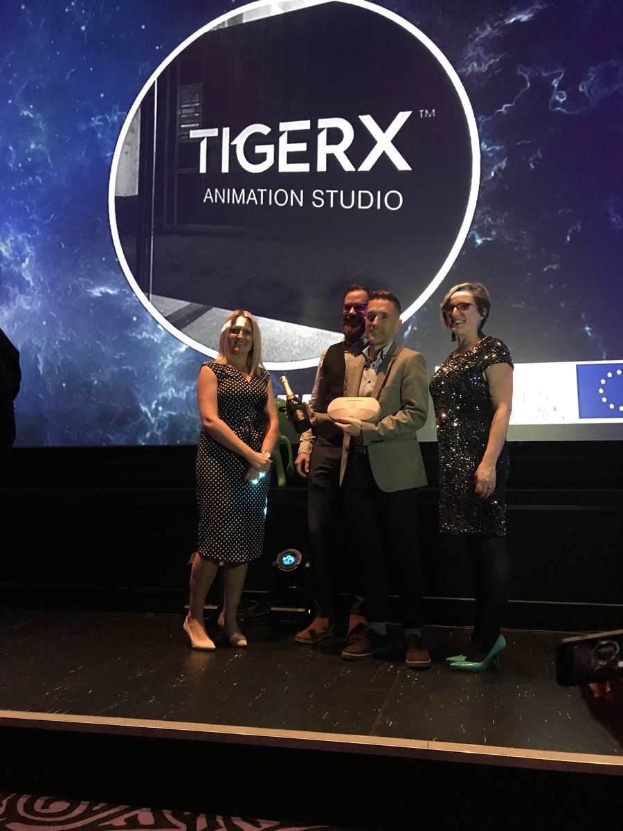 invest_cornwall's tweet photo. Congratulations @tigerxstudio for winning best digital business at the #EdgeAwards 🍾 https://t.co/2F0UjUJNZL