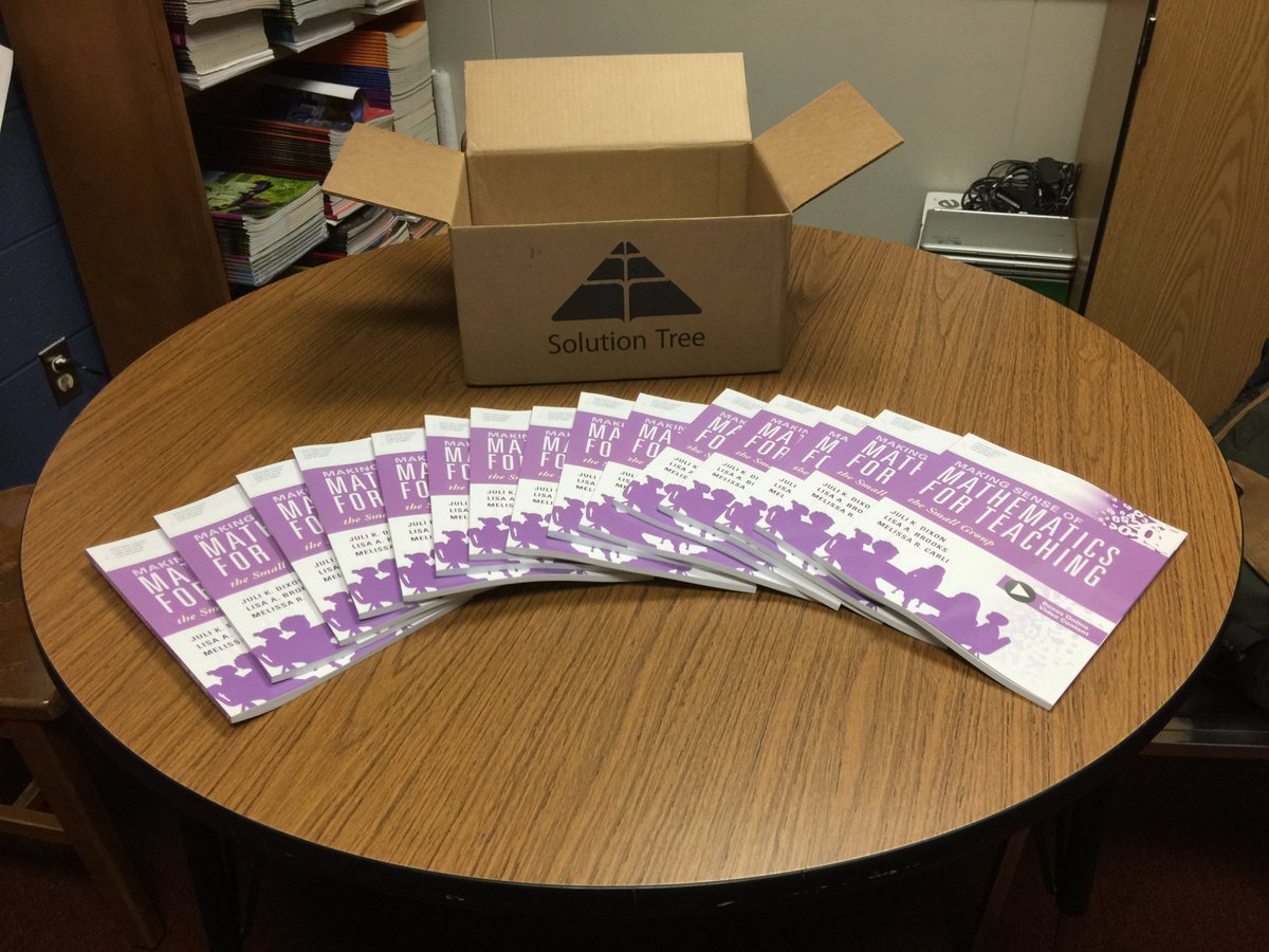 MrJoeCleary's tweet photo. We are pretty excited about the shipment we got from @SolutionTree today. All of the @HoltPublicSch 3rd grade teachers will be studying #MSMTSG and then attending PD on February 28 with @thestrokeofluck. #wowsuperwow https://t.co/XyORzXmgFC
