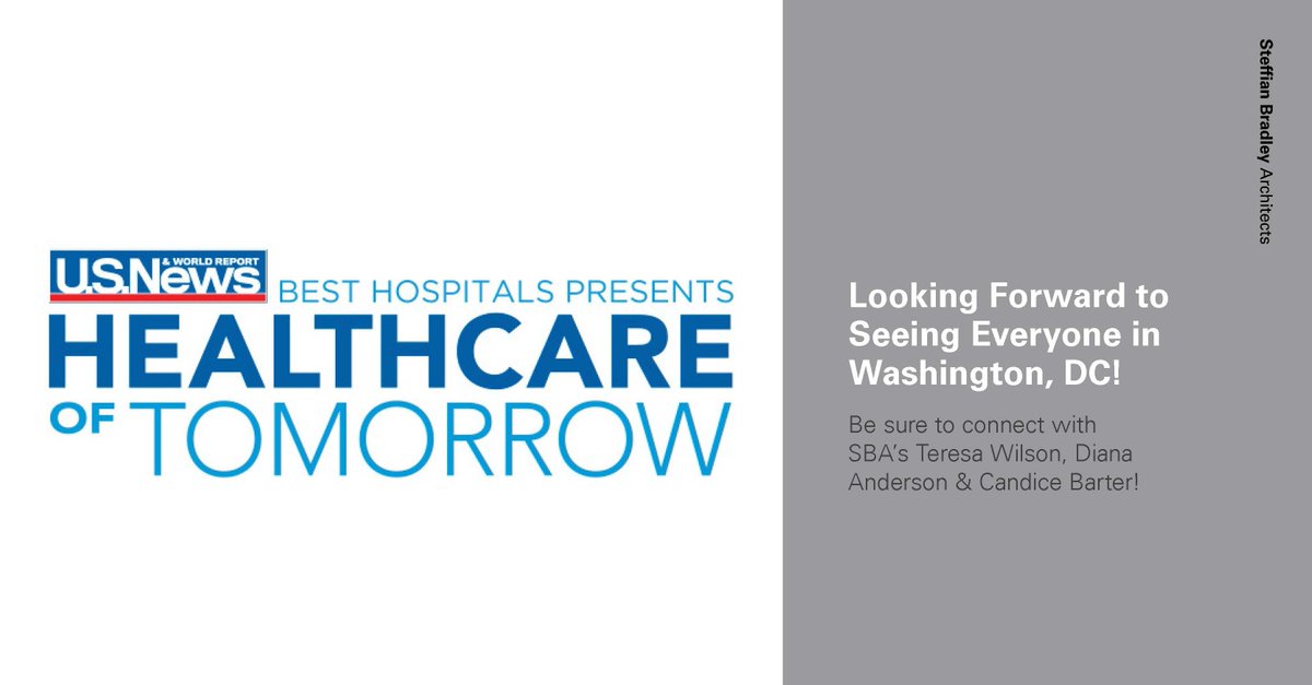 _SBACT's tweet photo. Attending @USNHot? SBA will be in attendance through Friday! Looking forward to #EngageWithTheBest! #USNHot #BestHospitals https://t.co/vNhlaklP34