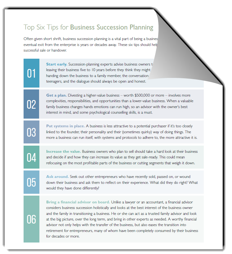 BrettHTanner's tweet photo. 6 TIPS FOR SUCCESSION PLANNING - For business owners, succession planning should be a vital part of their strategy – even if the eventual exit from the enterprise is years or decades away....https://t.co/36ABkTxygw #financialservices #successionplanning https://t.co/EKPcSeiLO4