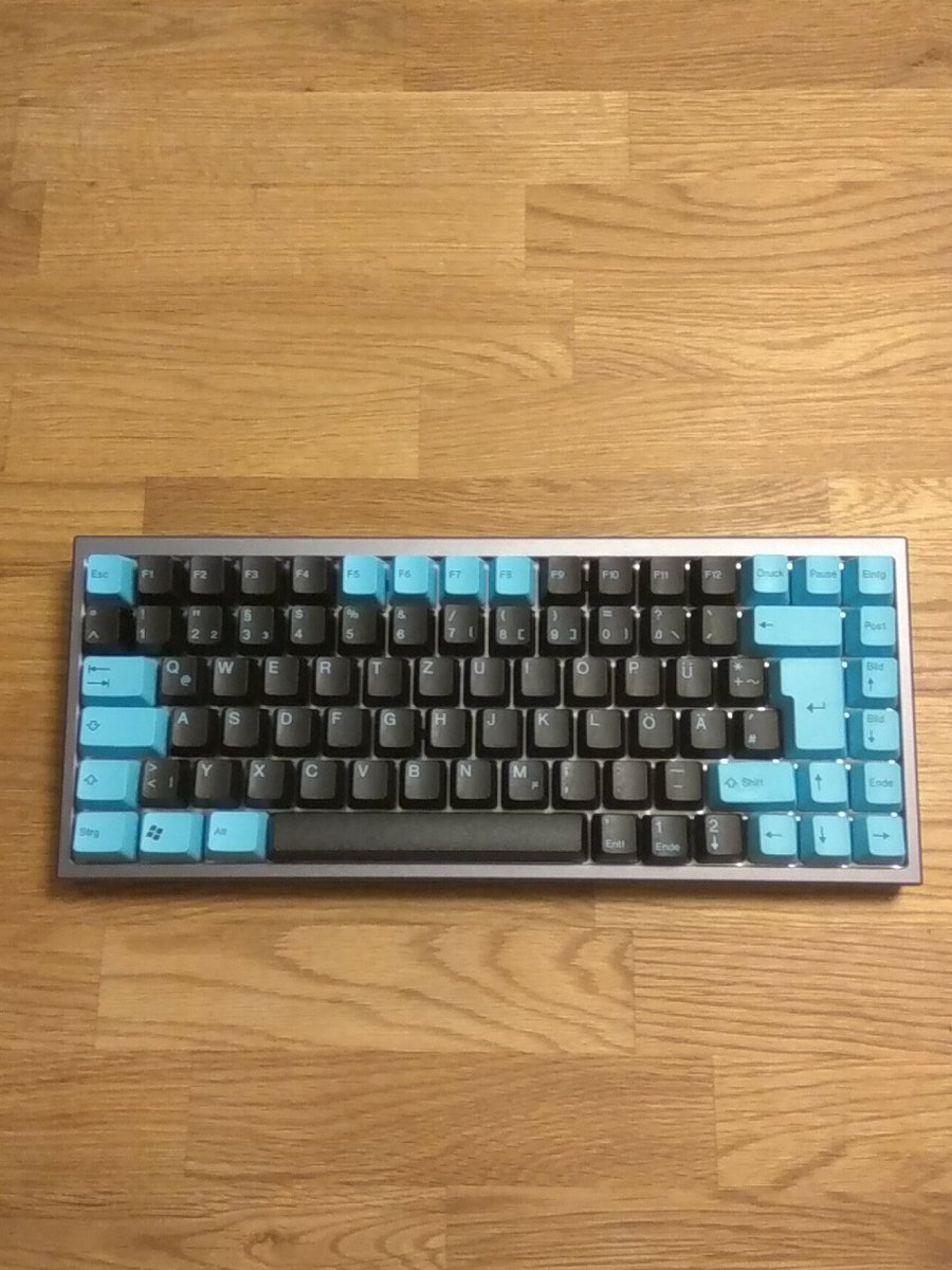 Finally assembled and programmed my second DIY mechanical keyboard from <a href="/KBDfans/">KBDfans</a> #KBD75
