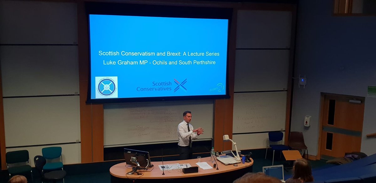 stirlingunicon's tweet photo. Had a very informative evening with @LukeGrahamMP giving a speech and then a one hour Q&amp;A with University students! https://t.co/ooqXUJ1WX2