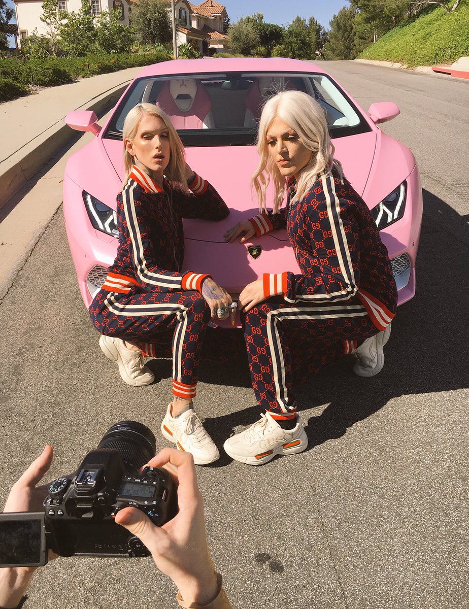 jeffree star gucci tracksuit