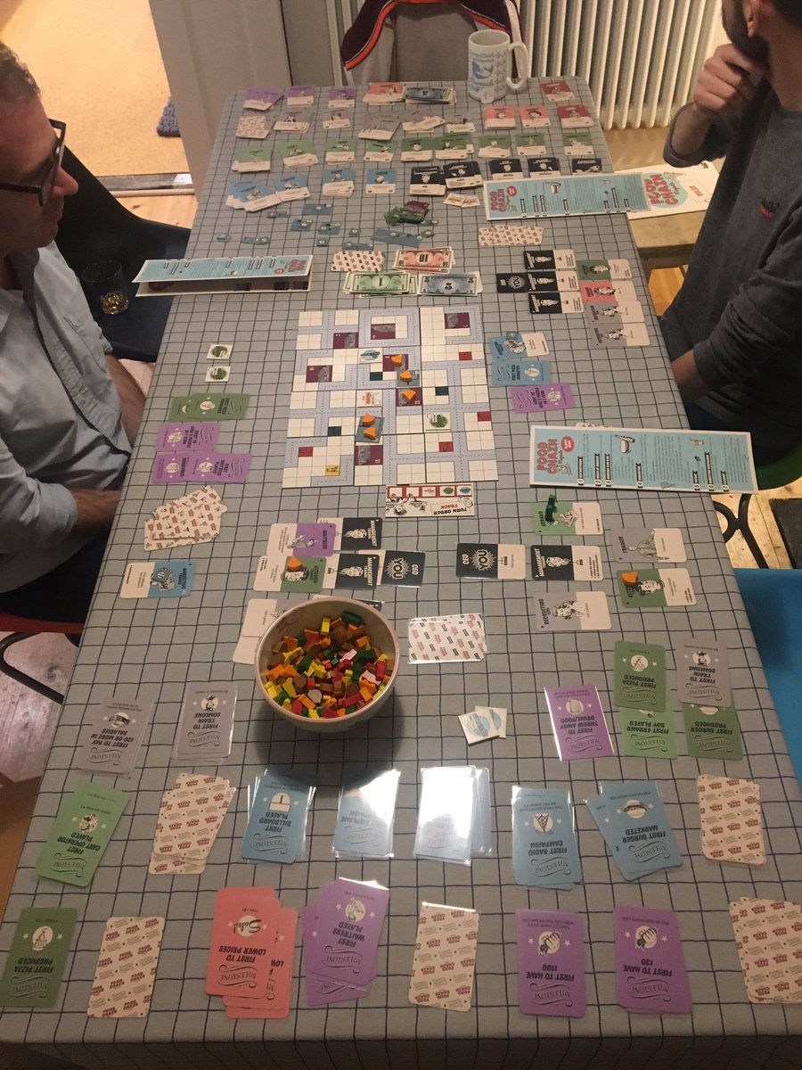 First play of Food Chain Magnate! #boardgames