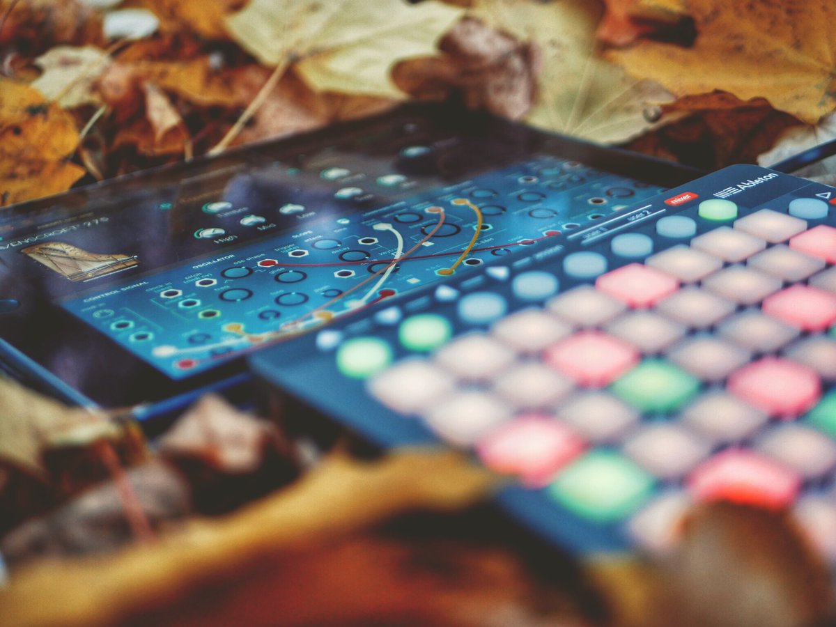 PerplexOn's tweet photo. Autumnal feelings 🍁🍂🖤🍂🍁
.
.
@bram_bos 
@wearenovation
.
.
.
#autumnalbeats #ambientmusic #iosproducer #ipadmusic #appmusic #novation #autumleaves #piano #outdoormusic #launchpad #ravencroft #gridinstrument #ripplemaker #ruismaker https://t.co/9dkeLRX4Lo