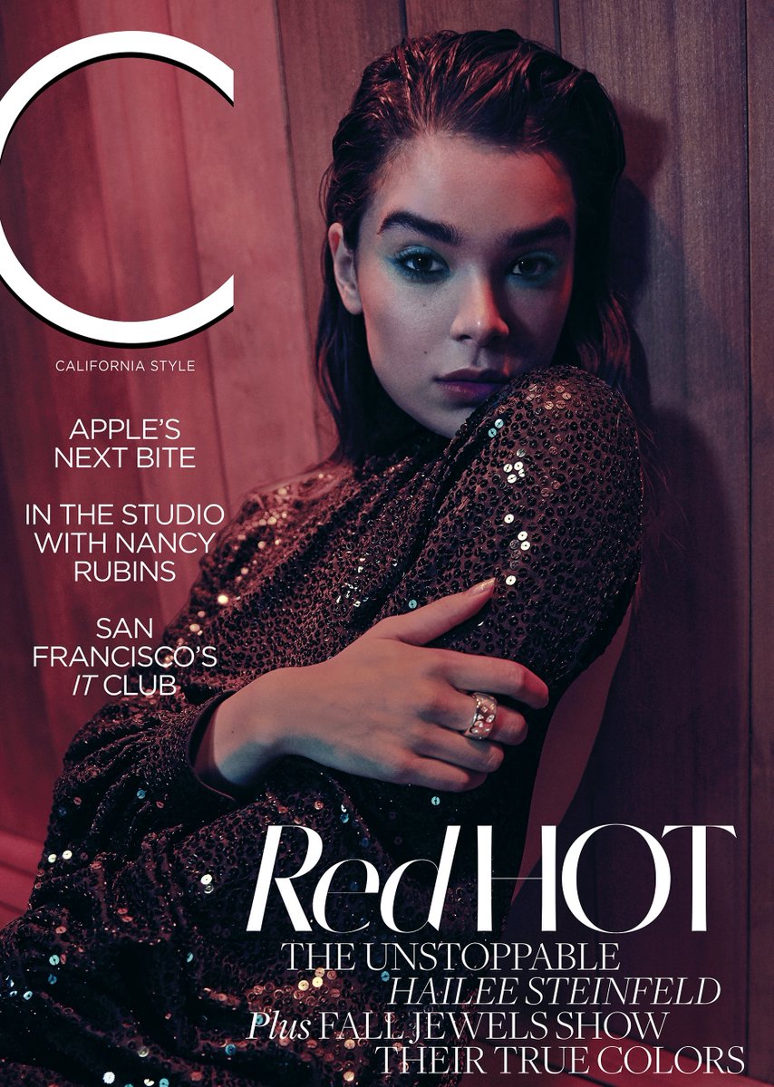 Cover girl: @haileesteinfeld in Fall 2018 #MichaelKorsCollection for @ccalistyle.