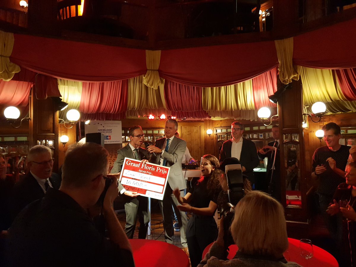 Yes!!!! We hebben €10.000 gekregen om <a href="/CoolTalent/">COOL Talent</a> in 2019 vorm te geven. Super bedankt ondernemers van Gouda. #GraafFlorisprijs
