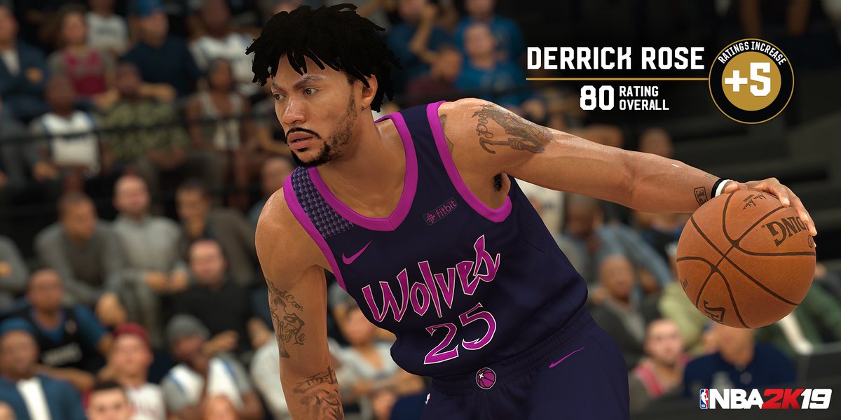 derrick rose overall 2k19