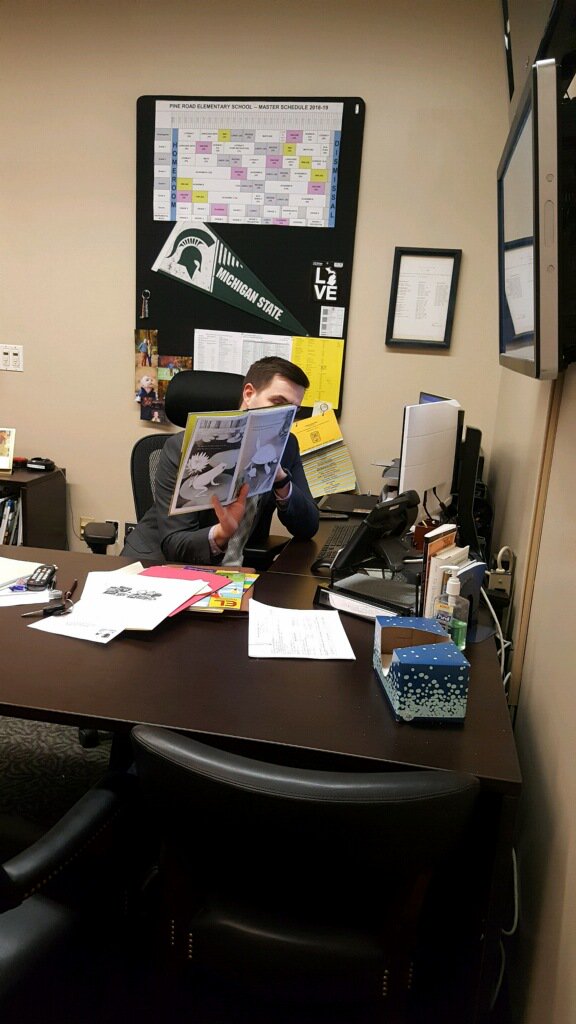 LMTSD_PRES's tweet photo. I just FaceTimed with our students that are still stuck on buses. They are warm and in good spirits. I read them some books and assured them that the grown-ups are working hard to get them home safely. 
—Dr. Swank https://t.co/3ppc5cL0PF