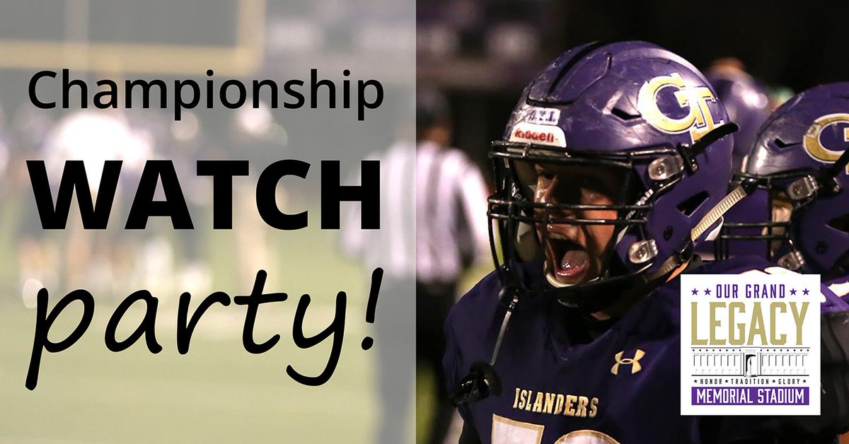 GIPSFoundation's tweet photo. Can’t make it to Lincoln? Join us for a Championship Watch Party! #IslanderPower

https://t.co/GrNZ8AUayy https://t.co/ZNFQkxMm11