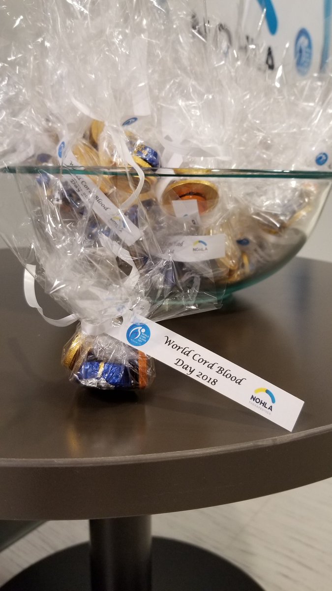 nohlatx's tweet photo. Getting ready to host some special guests at Nohla on World Cord Blood Day. #WCBD18 https://t.co/27YS1qDtG5