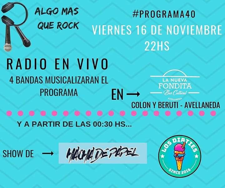Y este viernes en Avellaneda !!!