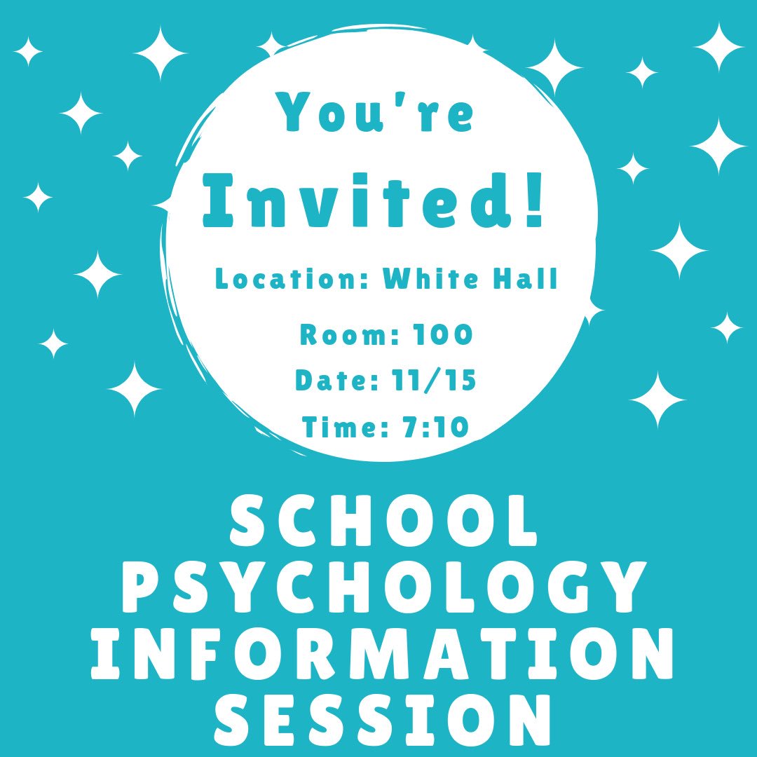 KentSasp's tweet photo. Tonight at Kent State! Can’t wait to see you all there‼️💙 #SPAW2018 #UnlockPotential #schoolpsychology #KentState https://t.co/OvbT3jYypt