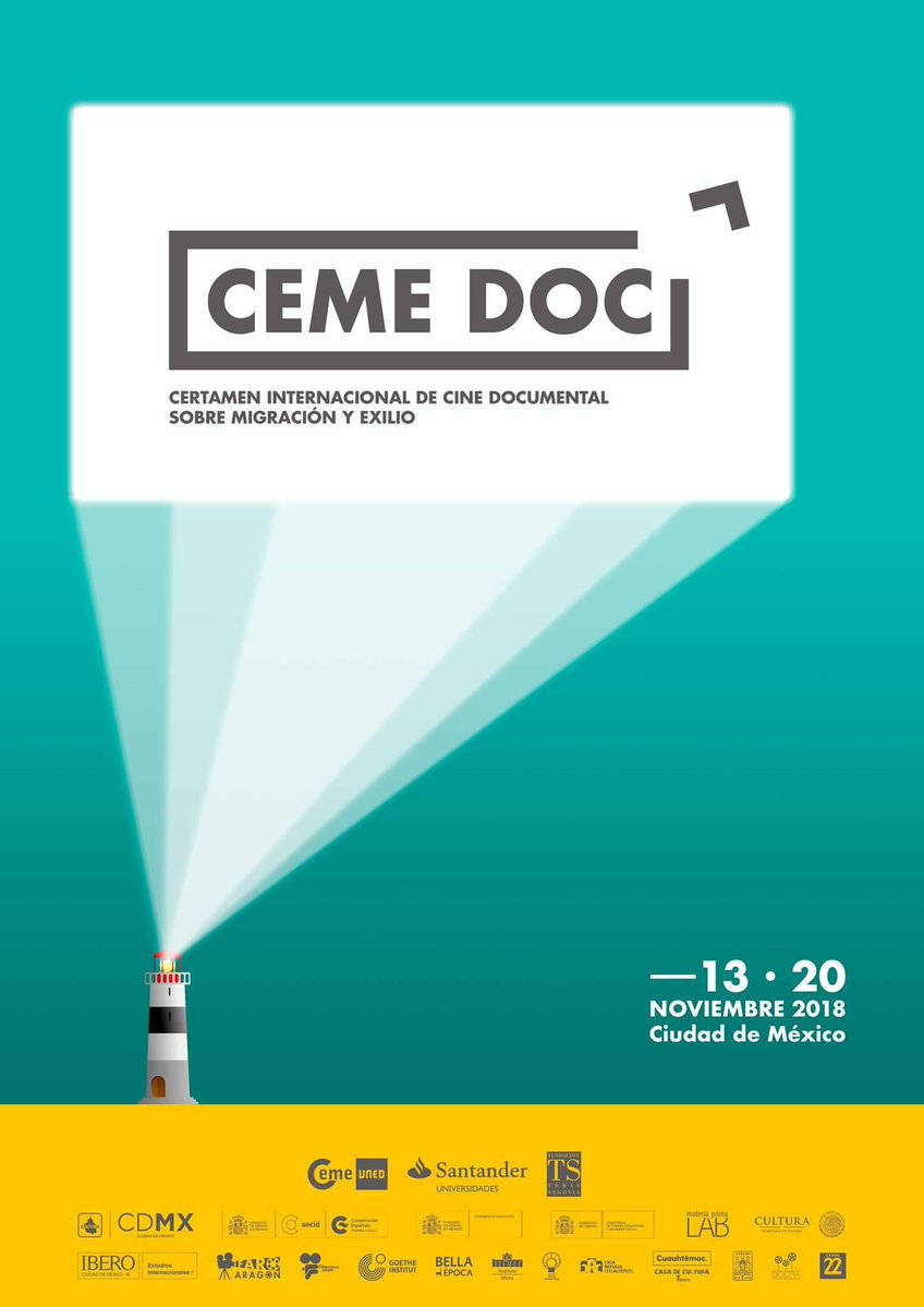 CulturaCiudadMx's tweet photo. "Un exilio: película familiar", "The workers cup", "Grab and run" y "Cheques Matta" son algunas de las cintas que se presentan en el Festival Internacional de Cine sobre Migración y Exilio, @CEME_DOC. ¡No te las pierdas! #CineVsFronteras https://t.co/UZs8McIT2k https://t.co/jtwPChwSwc