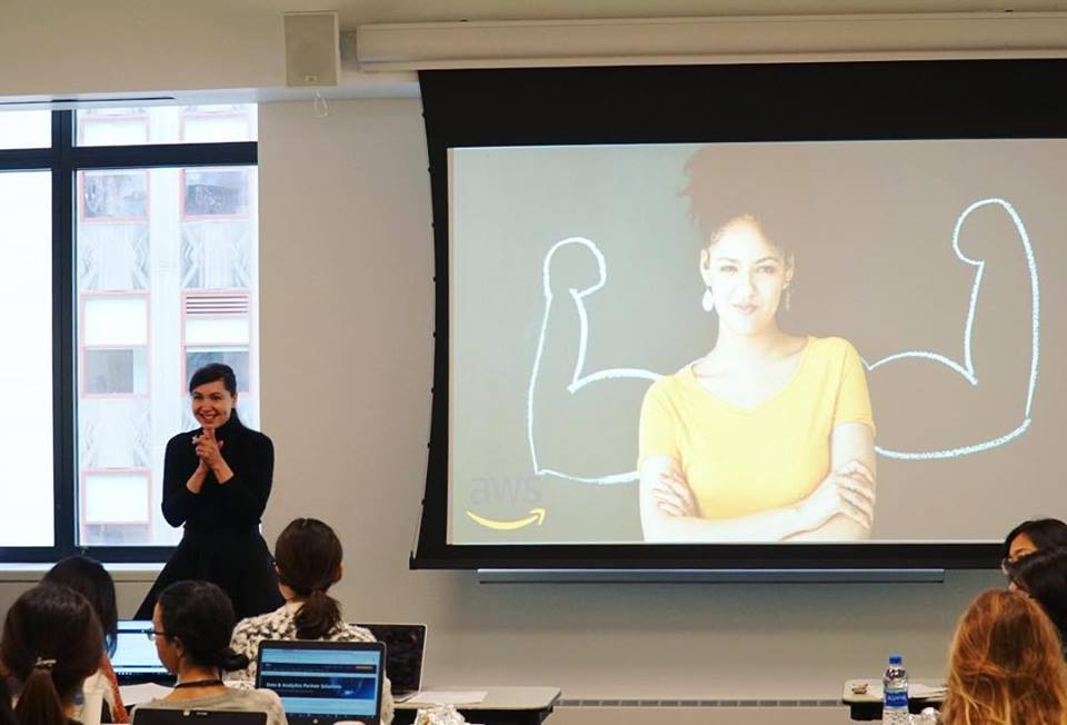 annalect's tweet photo. Building big things today! We partnered with @awscloud to host a Women Builders Day in NYC where 50+ tech ladies from various backgrounds got hands-on experience building Intelligent Data Lakes in AWS. Thank you to all our participants and to AWS for a wonderful event💛 #BuildOn https://t.co/1Uj4qrppqR
