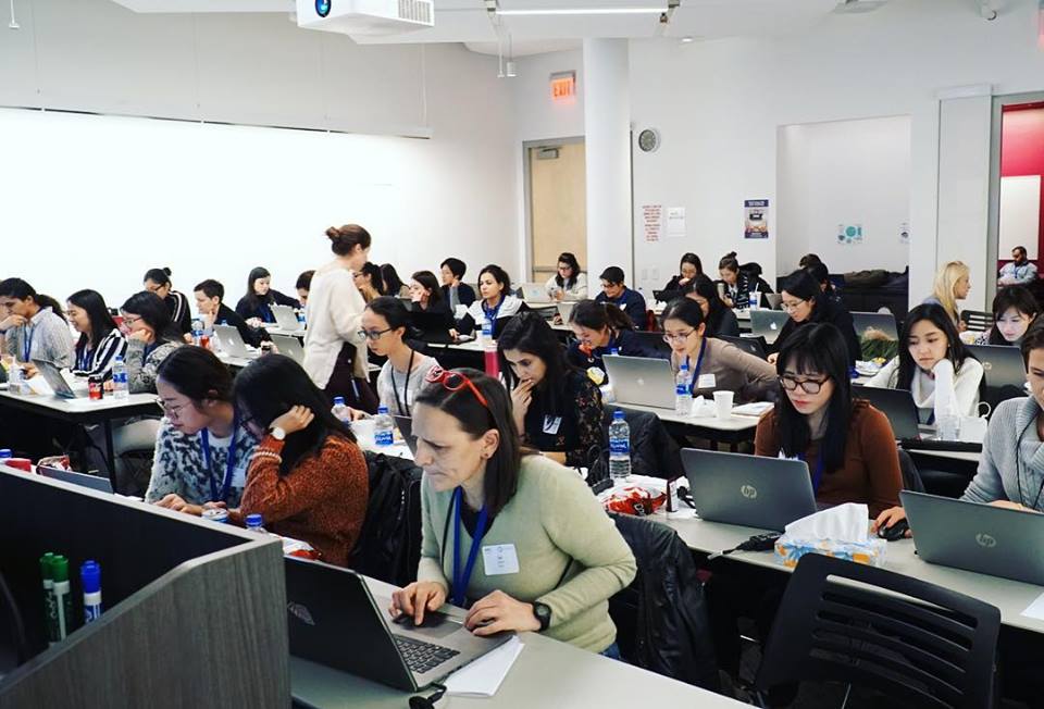 Building big things today! We partnered with <a href="/awscloud/">Amazon Web Services</a> to host a Women Builders Day in NYC where 50+ tech ladies from various backgrounds got hands-on experience building Intelligent Data Lakes in AWS. Thank you to all our participants and to AWS for a wonderful event💛 #BuildOn