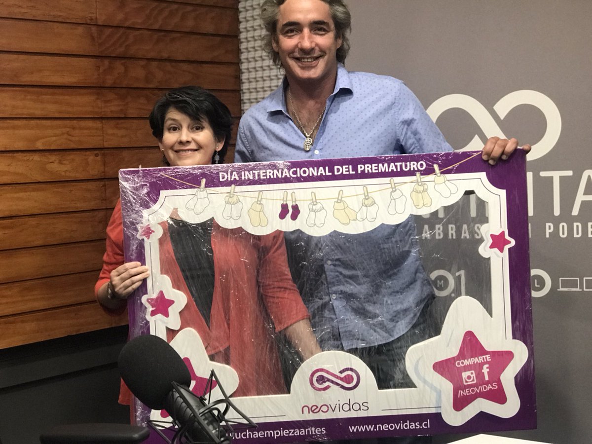 InfinitaFM's tweet photo. El 17 de noviembre se conmemora el Día Mundial del Bebé Prematuro. @JoseRepenning conversa sobre este tema con Silvia Andrade, Directora de Fundación @neovidas, y Mónica Morgues de @sochipe. Escuchas #DéjateCaer en la 100.1 FM https://t.co/ucbgpMxCSb
