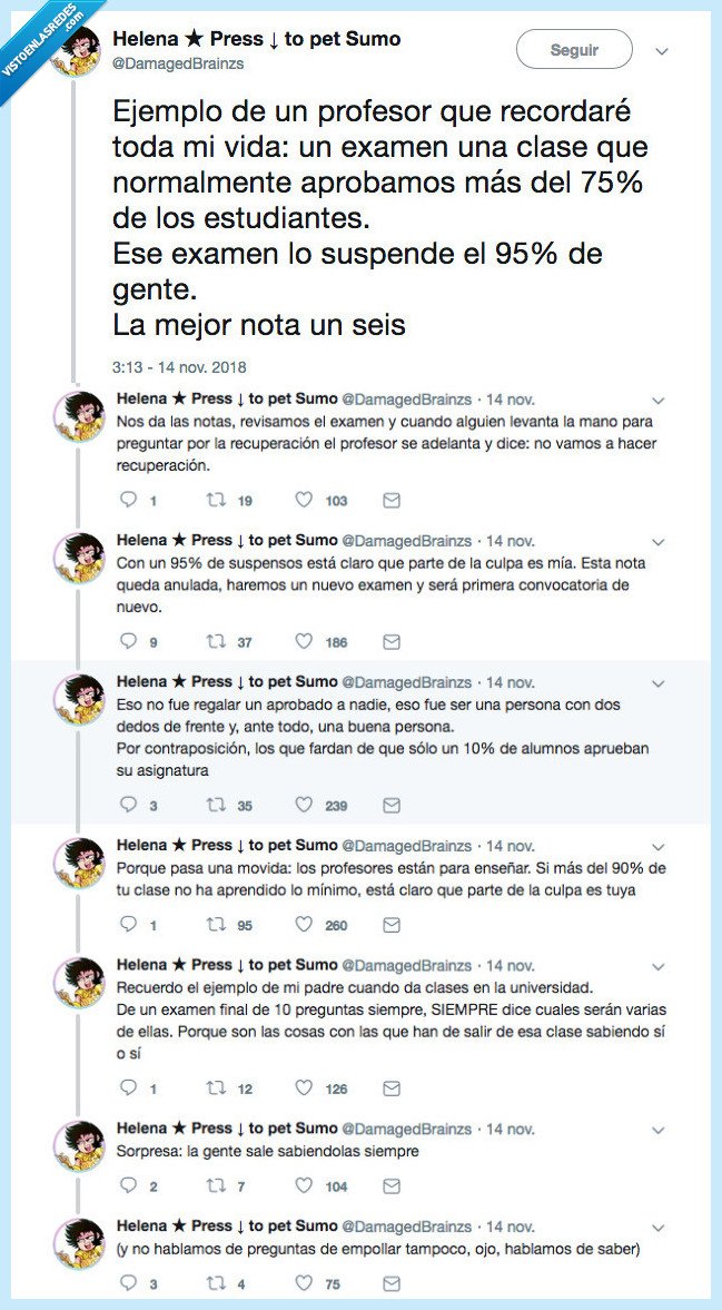 vistoenlasredes's tweet photo. Para ser profesor es necesario tener dos dedos de frente, por @DamagedBrainzs https://t.co/lnJvPoXh5q https://t.co/5mVDs3hJdK