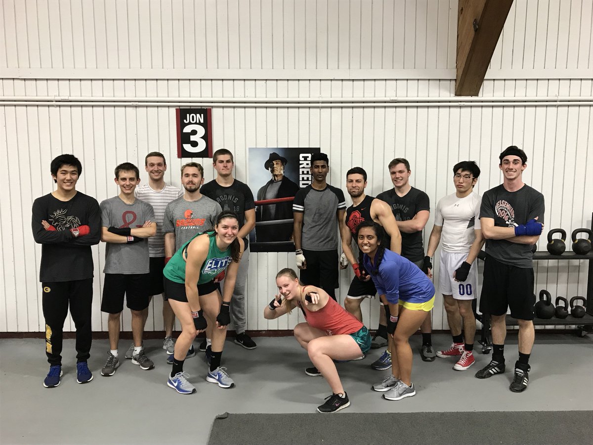 Had a great time last night getting HYPED for Creed 2 while repping the great swag they sent us. Looking forward to next Mondays screening; if you haven't grabbed your tickets yet get on it while supplies last! #Creed2 #boxing #fight #Hardwork