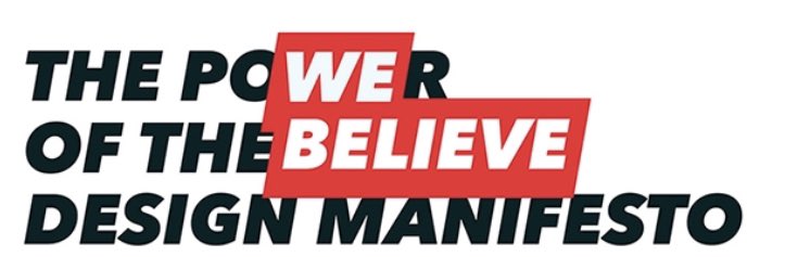 Last of all for this evening... keep your eyes peeled in the coming weeks for some huge news. #webelieve #thepowerofthedesignmanifesto