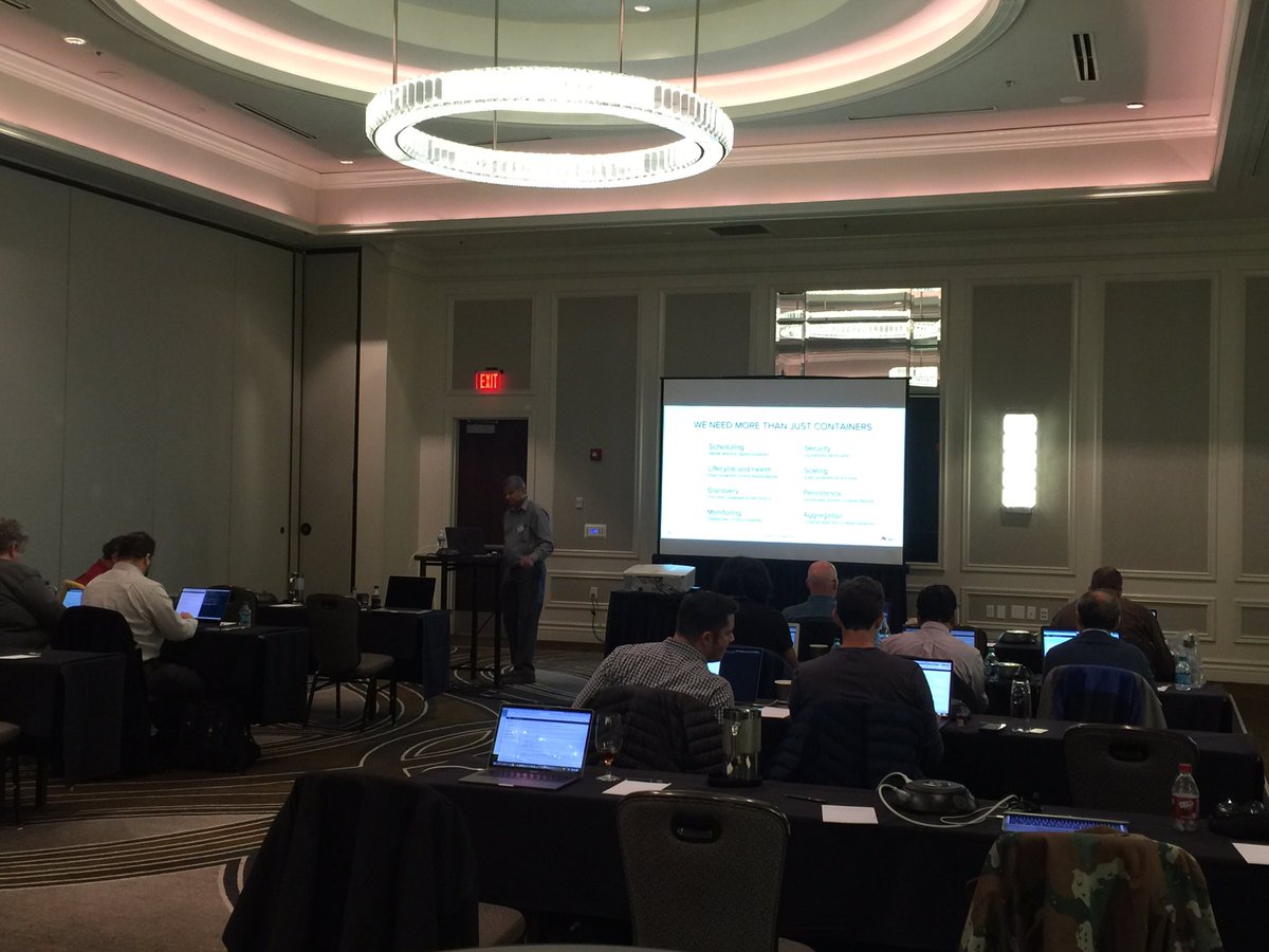 sueflaherty's tweet photo. OpenShift on AWS workshop by Red Hat, AWS and Levvel in Nashville. Full house! @RedHat #openshift @GetLevvel @awscloud https://t.co/HC1dd4sP5C