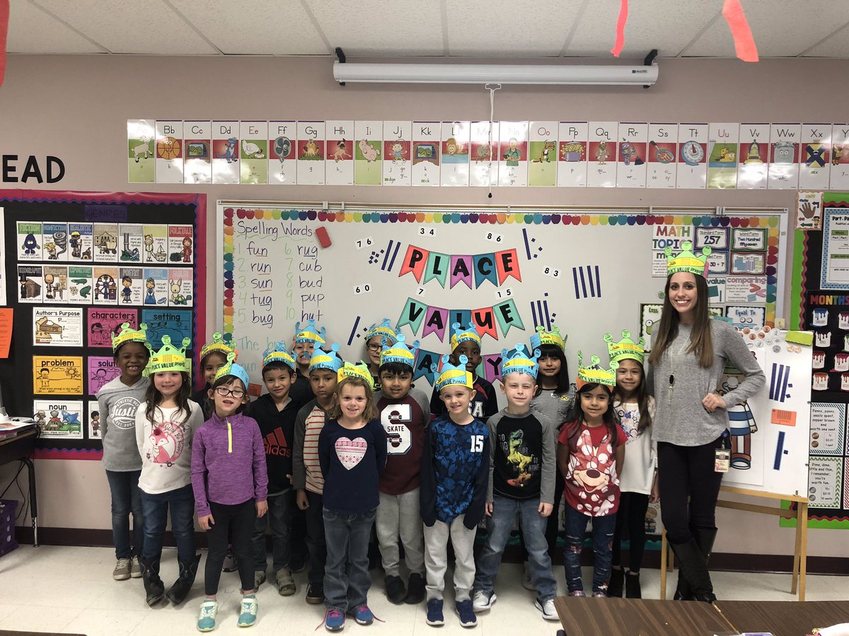 RabaFlowers's tweet photo. I’ve been anxiously awaiting our Place Value Party for weeks, and it was so worth the wait! We made place value crowns, cakes, and riddles! We have more fun planned for tomorrow too 🤗 @NISDRabaES #rabaforce https://t.co/lvf8cReZUy