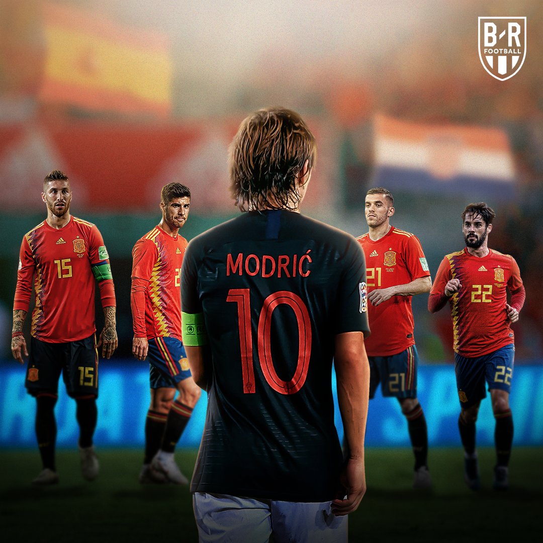 September 11: Spain 6-0 Croatia 
Today: Croatia 3-2 Spain 

Modric gets his revenge on his Real Madrid team-mates 🇭🇷