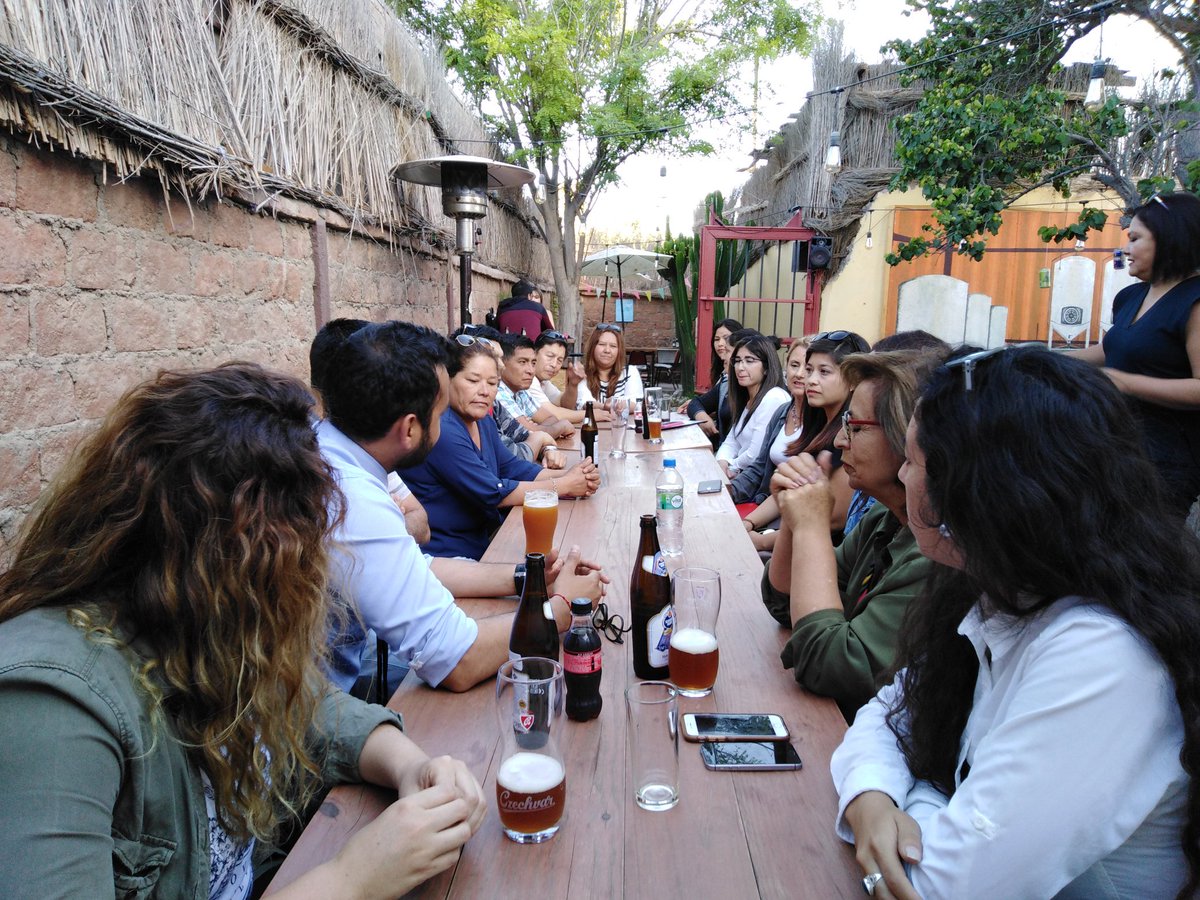 CodesserAtacama's tweet photo. En el marco de  #SemanaDeLaPyme en #Atacama  nos encontramos  en el Meet Up con emprendedores regionales en Copayapu Brew House, conociendo casos de éxito. #PymeMotorDeChile https://t.co/mLEPvkiIrX