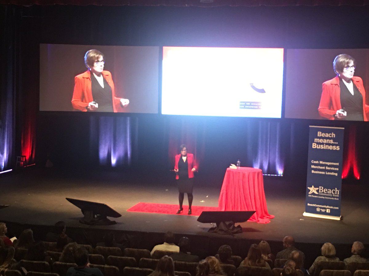 DavidWUslan's tweet photo. Really enjoyed listening to @monaamodeo of @idgroup (one of two B corps in the Panhandle) Brand is about a company’s purpose and should resonate from all levels of the company. #entreconpensacola2018 #Bcorp https://t.co/UzFuUwC6aR