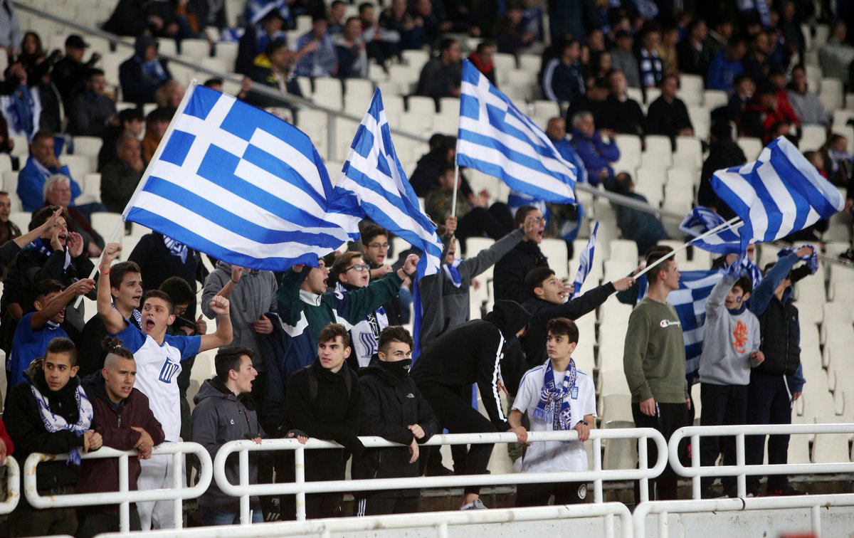 EthnikiOmada's tweet photo. Τέλος του Αγώνα. 

Ελλάδα - Φινλανδία 1-0 (25' Γκράνλουντ αυτ.).
#nationsleague #GREFIN https://t.co/HEE31CGH2t