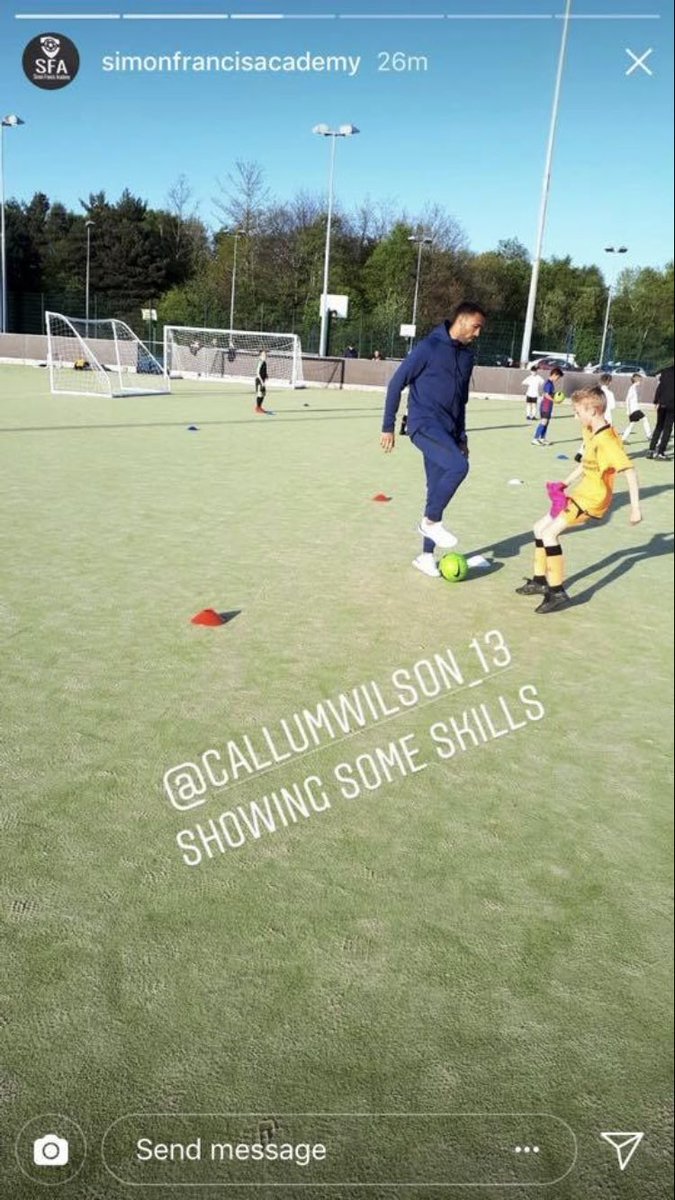 Everyone at SFA are delighted for <a href="/CallumWilson/">Callum Wilson</a> scoring on his <a href="/England/">England</a> debut tonight!