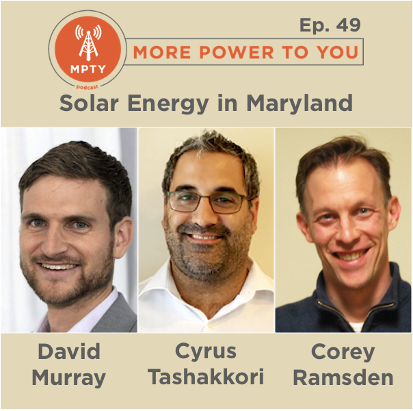 MPTYpodcast's tweet photo. ICYMI: #Solar in #Maryland w @MDVSEIA's @dwmurray, @openroadrenew's Cyrus Tashakkori and @solarneighbors' @Corey_Ramsden, in partnership w @MDCleanEnergy:

Listen: https://t.co/V1hkJnGOCW 

#podcast https://t.co/BwjZV6z77y